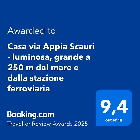 Casa Via Appia Scauri - Luminosa, Grande A 250 M Dal Mare E Dalla Stazione Ferroviaria * Scauri (Lazio)